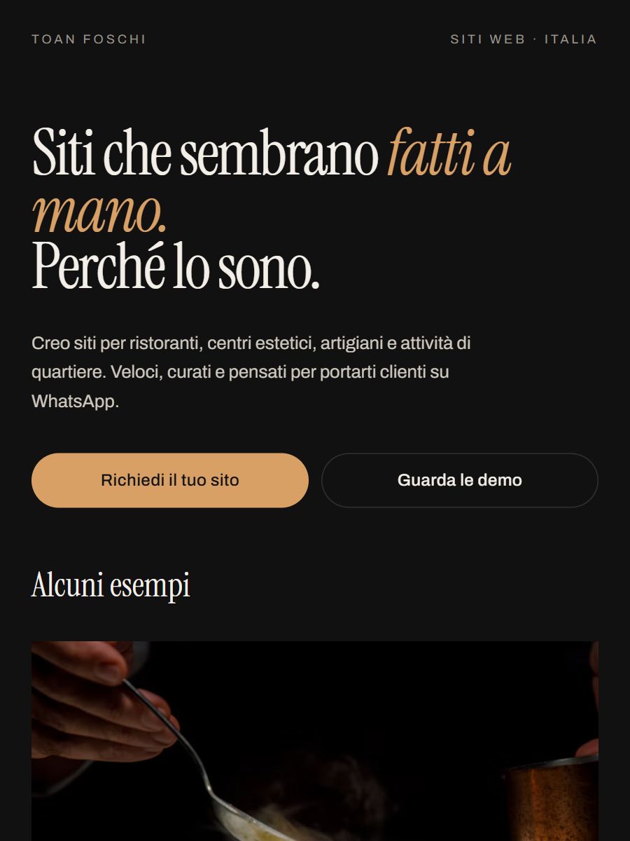 La pagina con tutte le demo